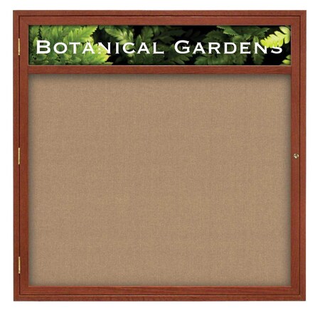 United Visual Products Triple Door Enclosed Radius EZ Tack Board, 72"x36", White/Grey UV7005EZ-GREY-WHITE